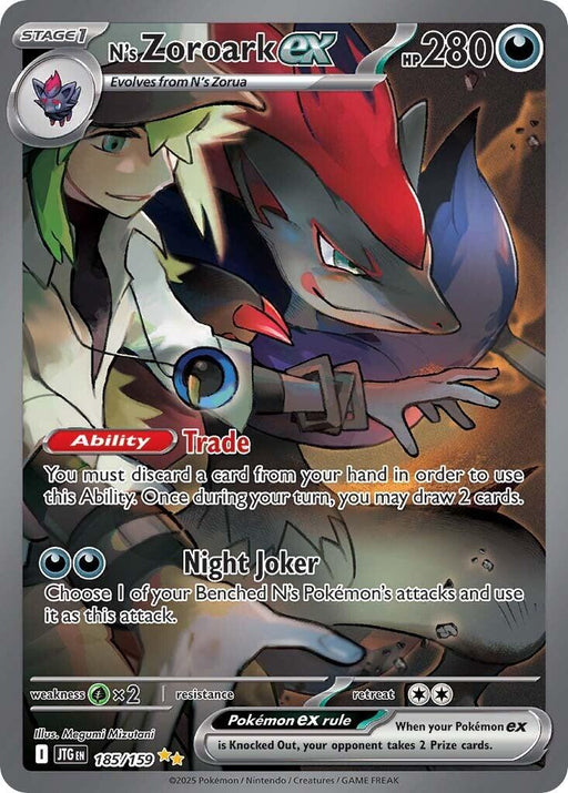 N's Zoroark ex - 185/159
