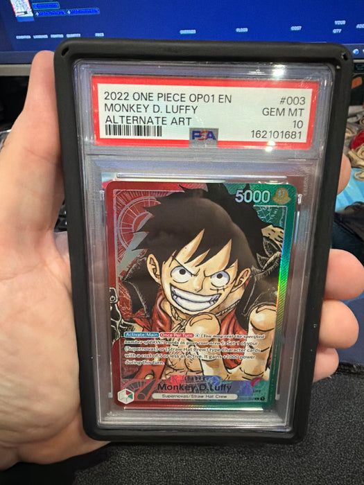 PSA 10: Monkey.D.Luffy (Alternate Art) - Romance Dawn - Pre-Errata