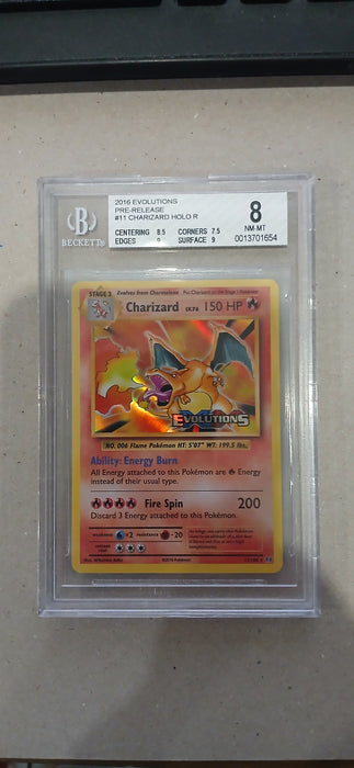 Pokemon: BGS 8 2016  Evolutions Pre-Release Charizad