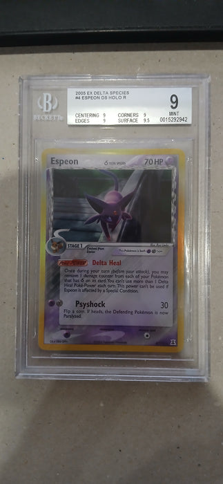 Pokemon: BGS 9 EX Delta Species Espeom DS Holo Rare