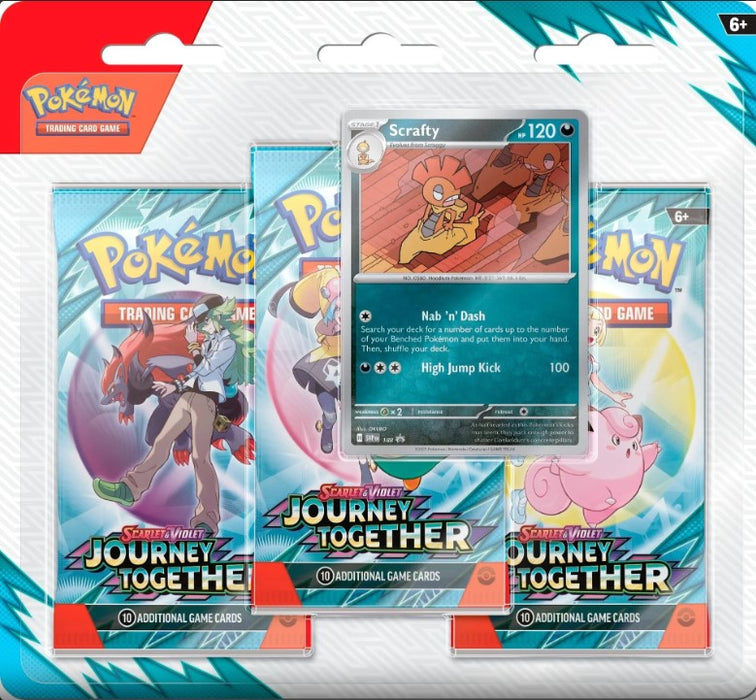 Pokemon: Journey Together 3 Pack Blister