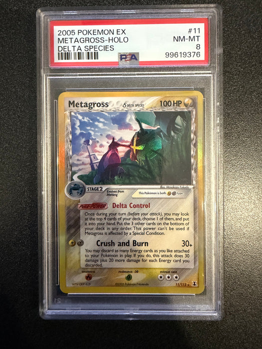Pokemon: PSA 8 Metagross - Delta Species