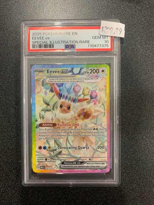 Pokemon: PSA 10 Eevee ex 167/131 - Prismatic Evolutions