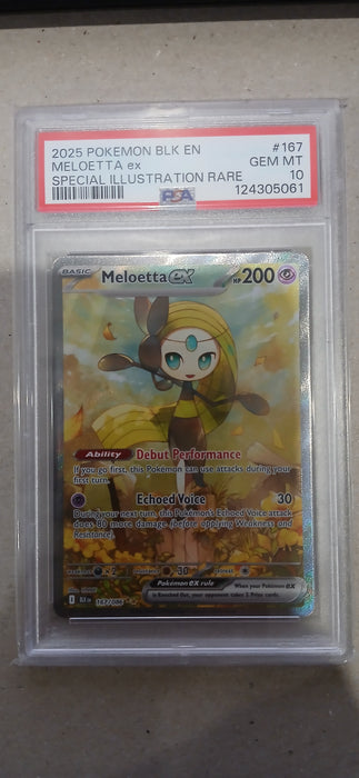 Pokemon: PSA 10 Special Illustration Rare Meloetta ex