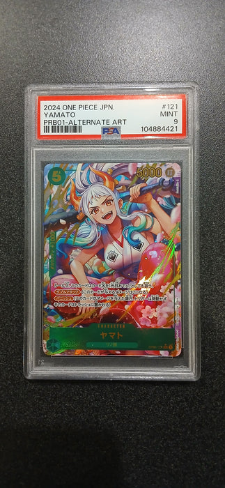 One Piece: PSA 9 Japanese PRB01 Alt Art Yamato