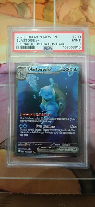 Pokemon: PSA 9 Special Illustration Rare Blastoise ex