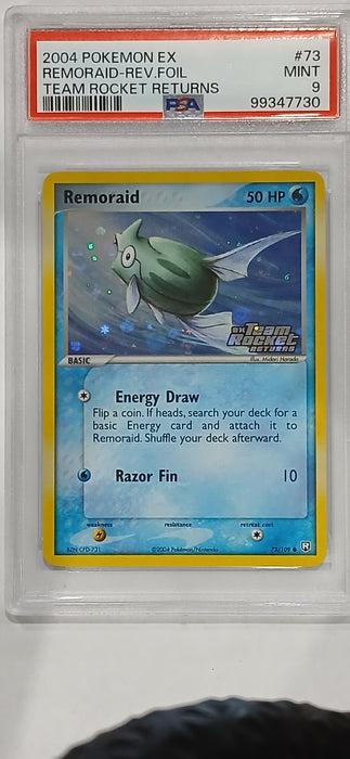 Pokemon: PSA 9 Team Rocket Returns Remoraid-Reverse Foil