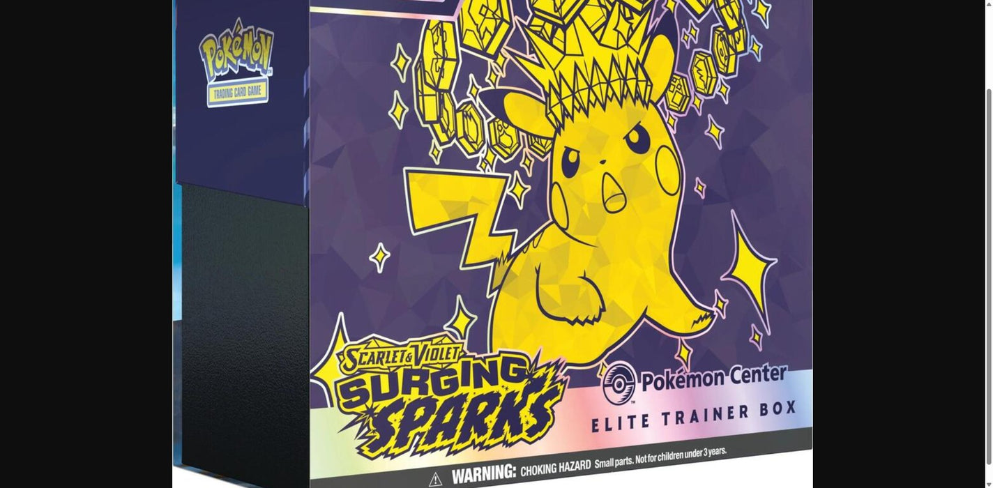 Pokemon: Surging Sparks: Pokemon Center Elite Trainer Box (Exclusive)