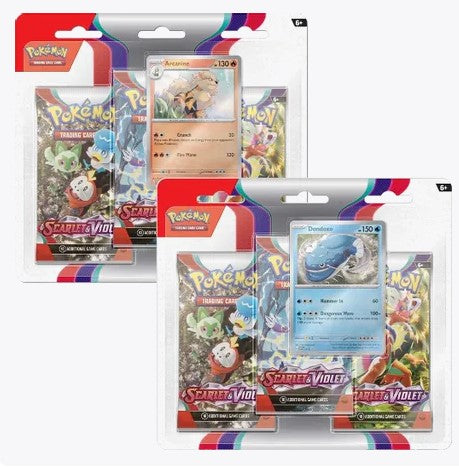 Pokemon: Scarlet & Violet 3 Pack Blister