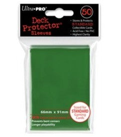 Ultra Pro Sleeves: Standard - Green 50CT