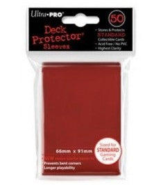 Ultra Pro Sleeves: Standard - Red 50CT