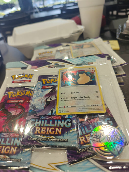 Pokemon: chilling reign 3 pack blister
